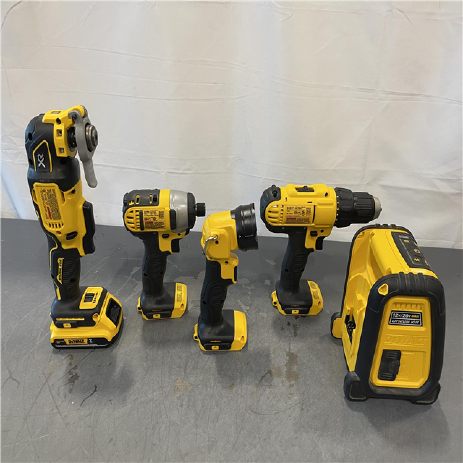 AS-IS - DEWALT 20V MAX Lithium-Ion Brushed Cordless (10-Tool) Combo Kit