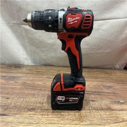 AS-IS MILWAUKEE M18 FUEL 18V Lithium-Ion Brushless Cordless Hammer Drill and Impact Driver Combo Kit (2-Tool) with 2 Batteries