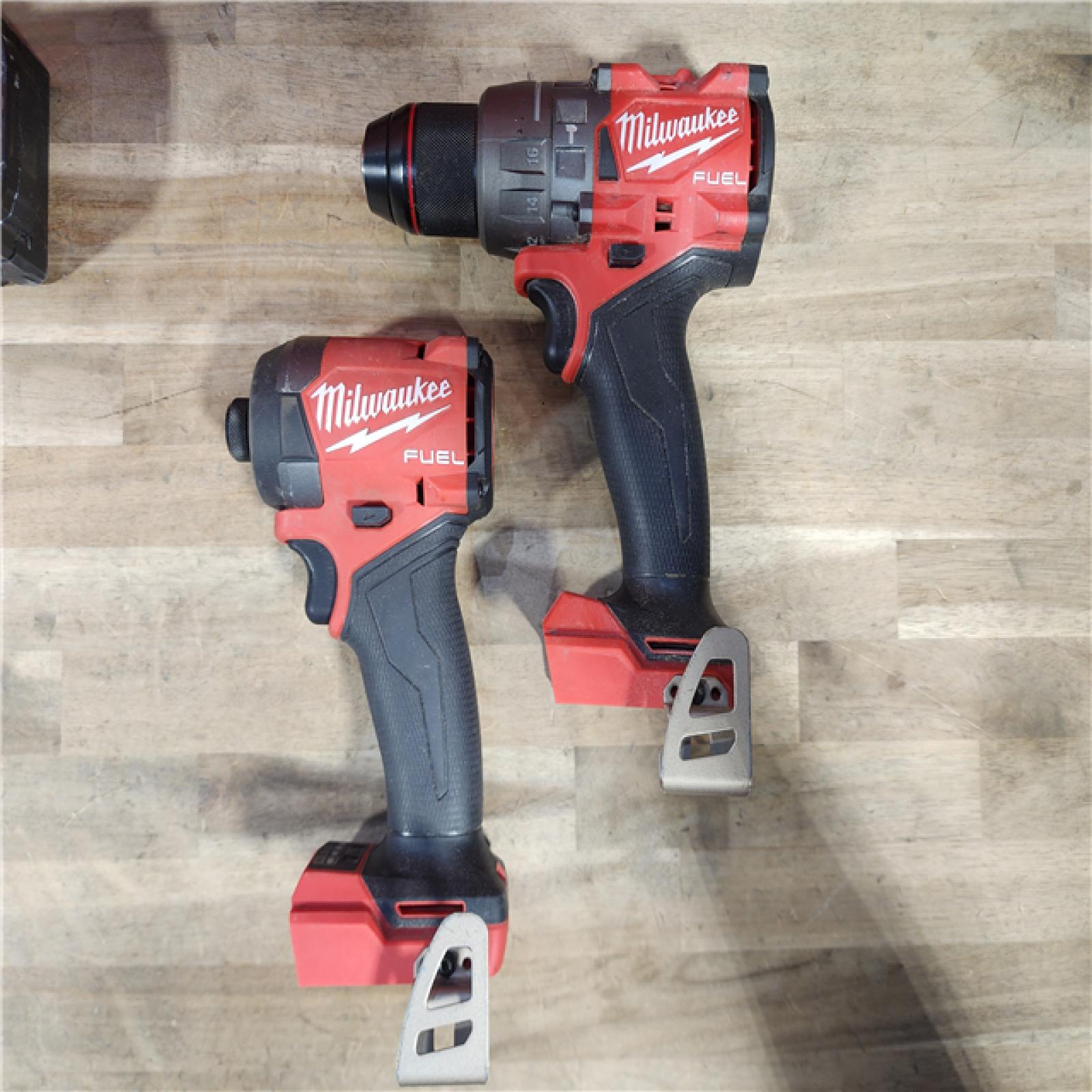 HOUSTON LOCATION - AS-IS MILWAUKEE FUEL 18V Lithium-Ion Brushless Cordless Hammer Drill and Impact Driver Combo Kit (2-Tool) with 2 Batteries