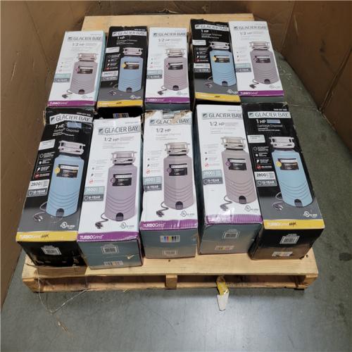 California NEW Glacier Bay Garbage Disosal (10 pieces)
