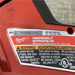 AS-IS Milwaukee FUEL 12V Lithium-Ion Brushless Cordless HACKZALL Reciprocating Saw Kit