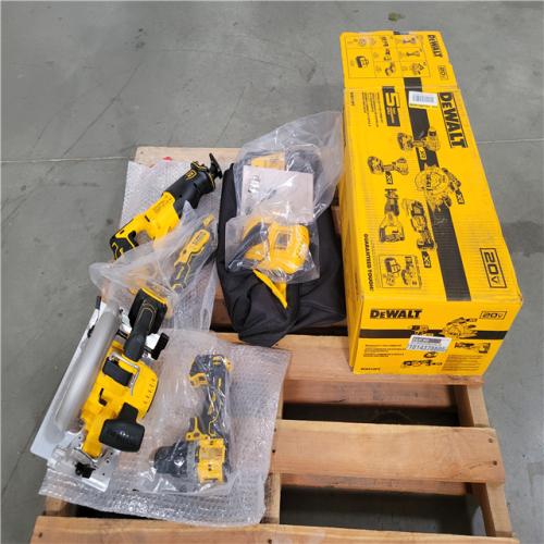 CALIFORNIA AS-IS DEWALT BRUSHLESS 4 - TOOL COMBO KIT
