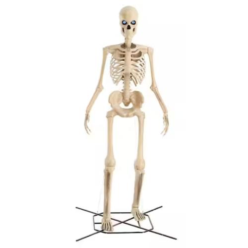 DALLAS LOCATION - AS-IS Home Accents Holiday 12 ft. Grave & Bones Giant-Sized Skelly with LifeEyes™ LCD Eyes H5