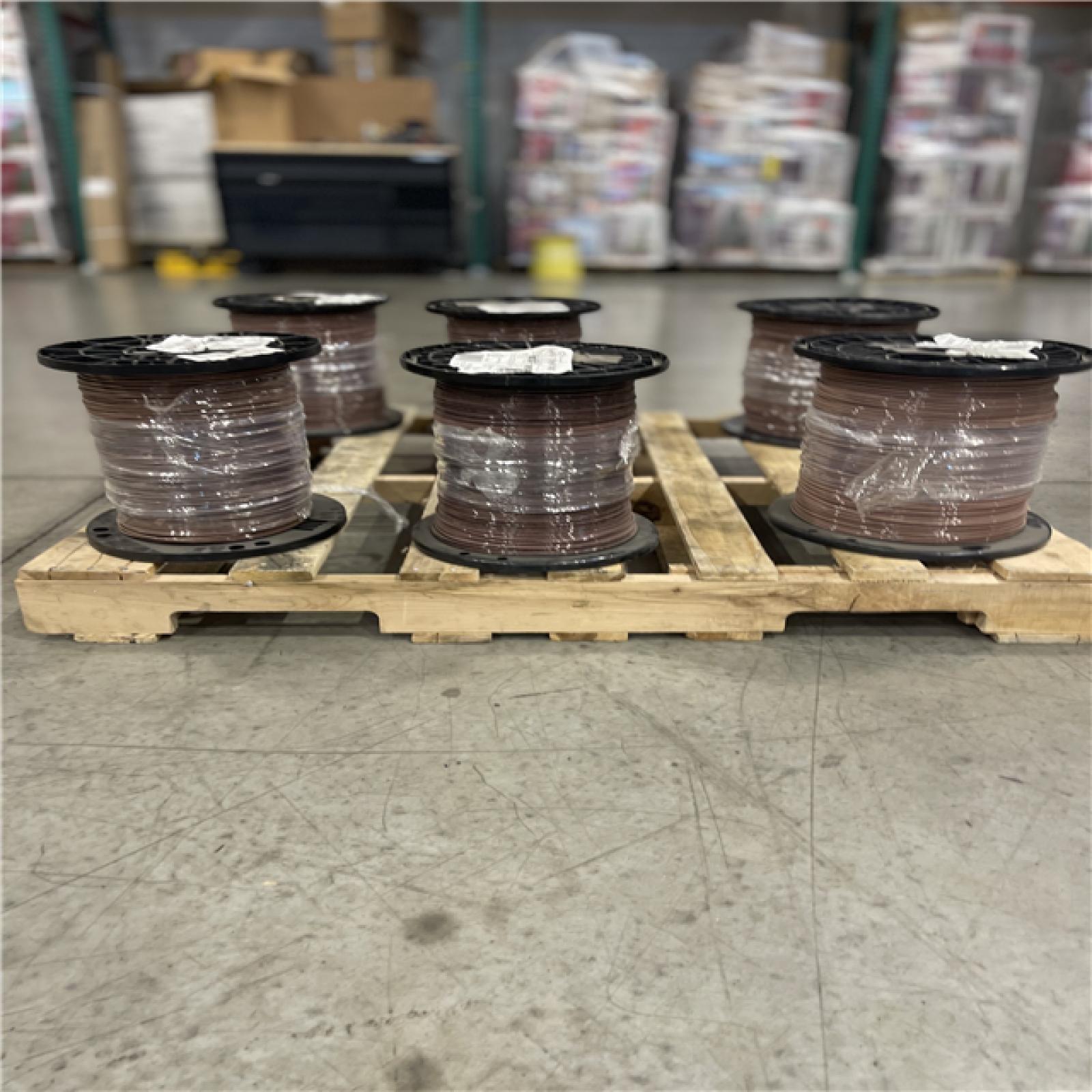 DALLAS LOCATION - Southwire BROWN MIXED WIRE PALLET-(6 UNITS)