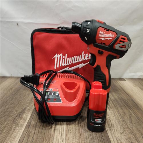 AS-IS- Milwaukee M12 12V Cordless Screwdriver Kit