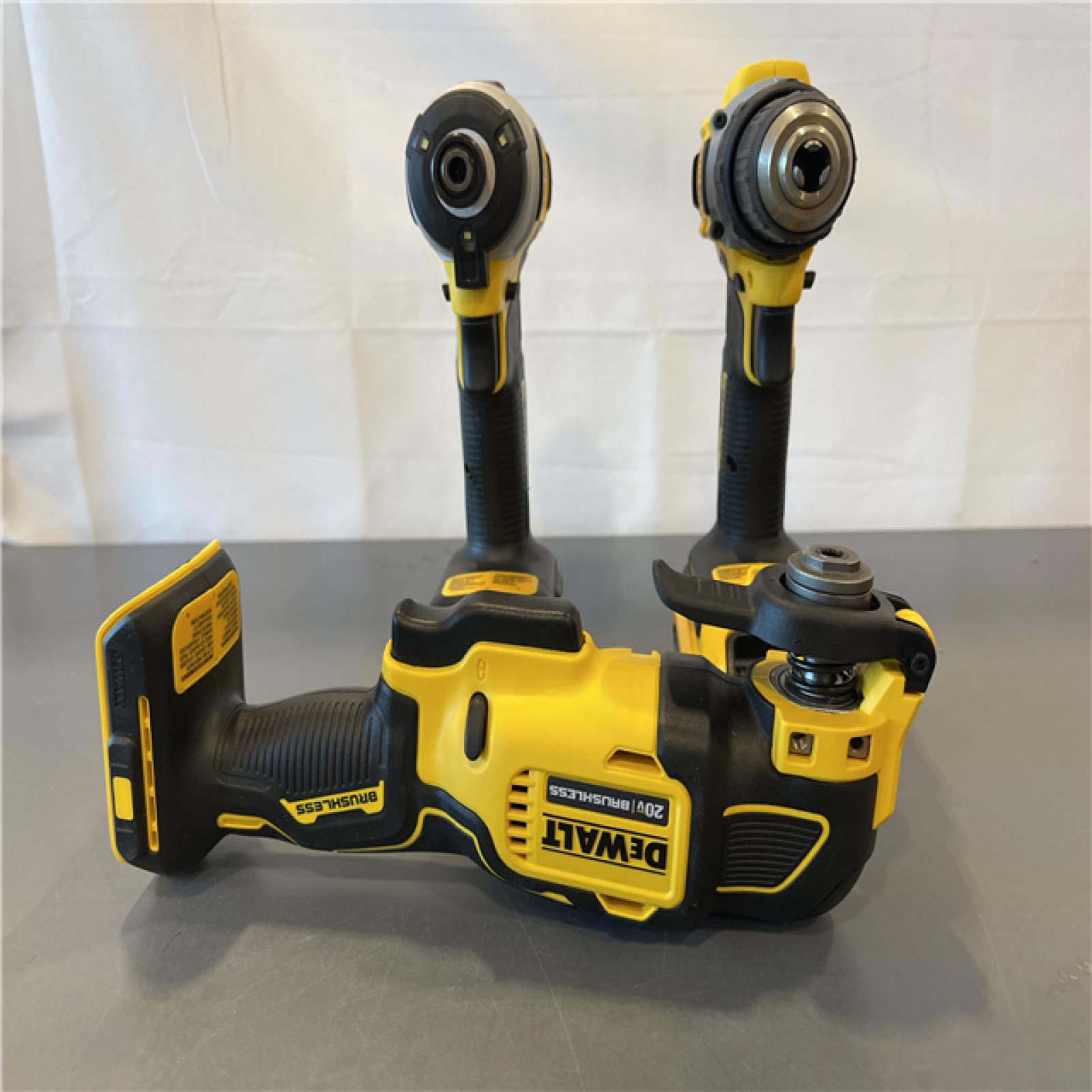 AS-IS - DeWalt 20V MAX ATOMIC Cordless Brushless 3 Tool Combo Kit
