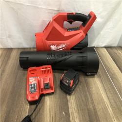 AS-IS Milwaukee FUEL 120 MPH 500 CFM 18V Brushless Cordless Battery Powered Leaf Blower Kit