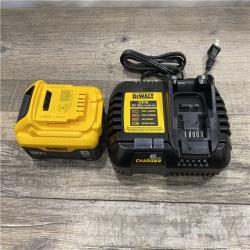 AS-IS DEWALT 20V MAX Lithium-Ion 6.0 Ah Battery and Charger