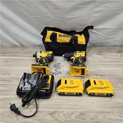 AS-IS Dewalt DCK225D2 20V MAX ATOMIC Cordless Drill Driver and Impact Driver Combo Kit