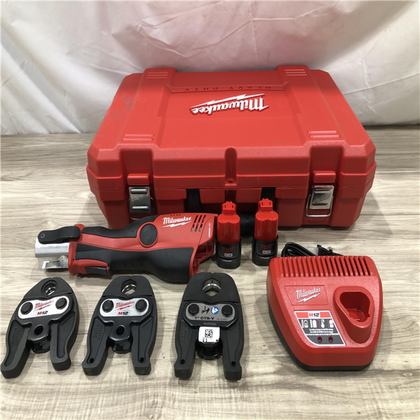 LIKE NEW! - Milwaukee M12 12-Volt Lithium-Ion Force Logic Cordless Press Tool Kit