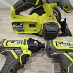 LIKE NEW! - RYOBI ONE+ 18V Cordless 6-Tool Combo Kit