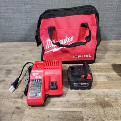 HOUSTON LOCATION - AS-IS Milwaukee M18 1/2 in. Cordless Brushless High Torque Impact Wrench Kit (Battery & Charger)