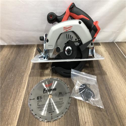 AS-IS Milwaukee  18V Lithium-Ion Cordless 6-1/2 in. Circular Saw (Tool-Only)