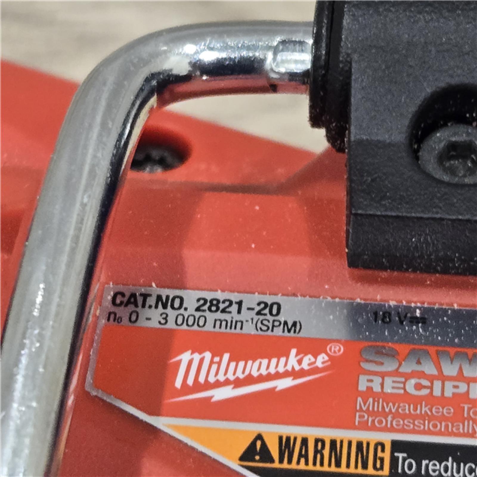 AS-IS Milwaukee M18 Fuel Sawzall Cordless Reciprocating Saw (TOOL ONLY)
