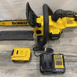 AS-IS DEWALT 20V MAX Compact 12 Brushless Cordless Chainsaw Kit