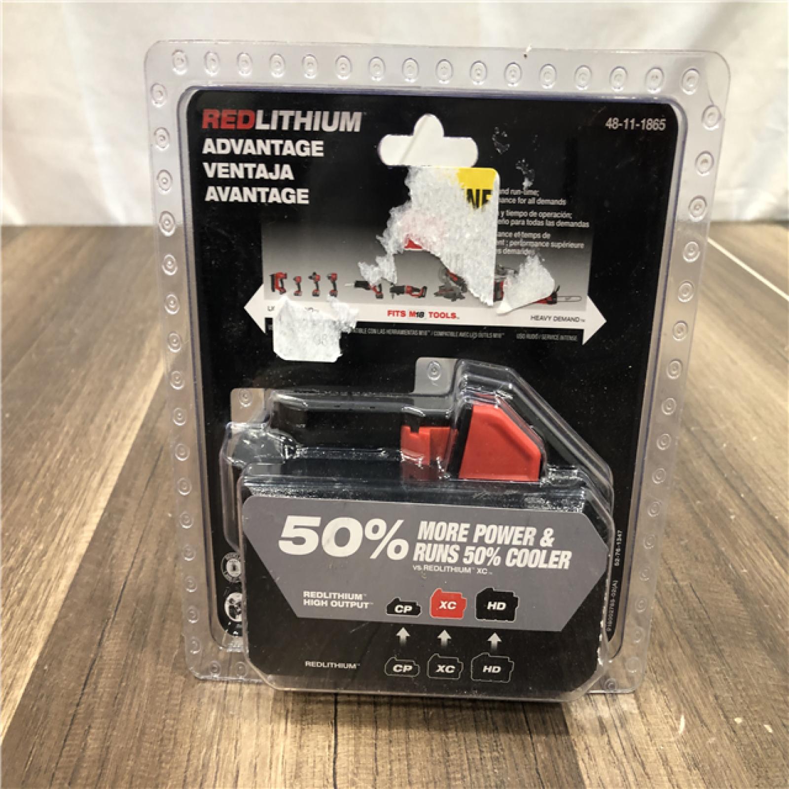 NEW- Milwaukee M18 18-Volt Lithium-Ion High Output Battery Pack 6.0Ah