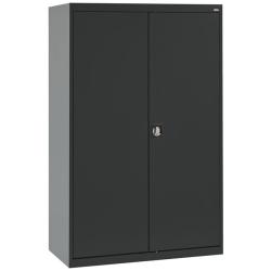 Phoenix AS-IS Sandusky Elite Series 46 in. W x 72 in. H x 24 in. D 22-Gauge 5-Shelf Steel Freestanding Garage Storage Cabinet in Black