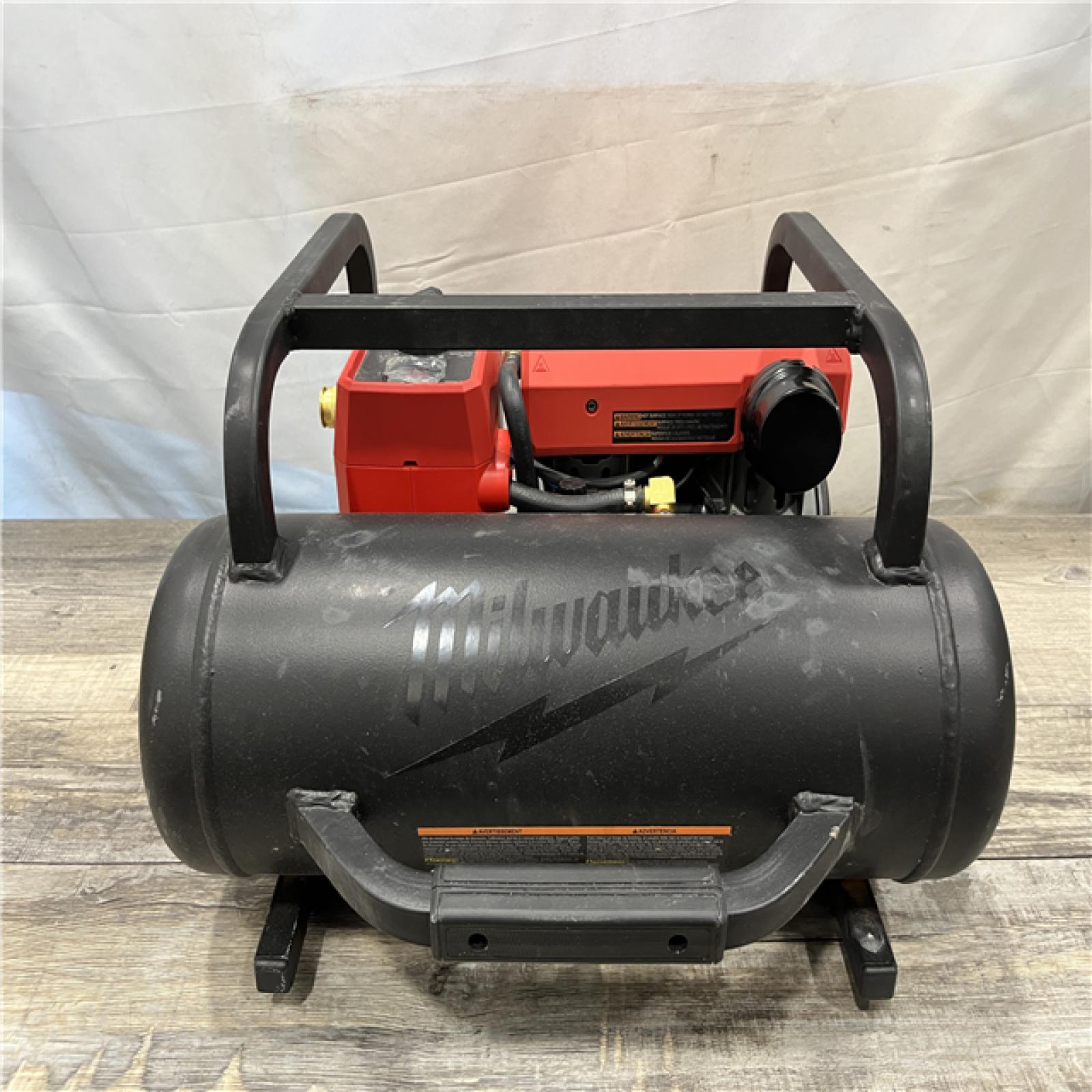 AS-IS Milwaukee FUEL 18-Volt Lithium-Ion Brushless Cordless 2 Gal. Electric Compact Quiet Compressor (Tool-Only)