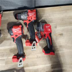 HOUSTON LOCATION - AS-IS (APPEARS LIKE NEW) M18 FUEL 18V Lithium-Ion Brushless Cordless Combo Kit (5-Tool) with Two 5.0 Ah Batteries, 1 Charger 1 Tool Bag