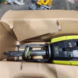 Dallas Location - As-Is RYOBI 40V HP Brushless 12-Ton Kinetic Battery Electric Log Splitter Kit - 4.0Ah Battery and Charger Included