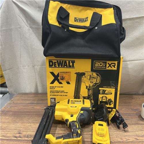 AS-IS DEWALT 20V MAX XR 18 Gauge Brad Nailer Kit