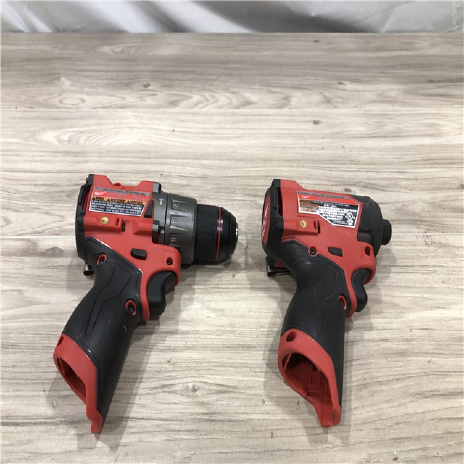 AS-IS Milwaukee M12 FUEL Cordless 2-Tool Combo Kit 3497-22