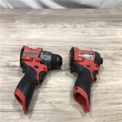 AS-IS Milwaukee M12 FUEL Cordless 2-Tool Combo Kit 3497-22
