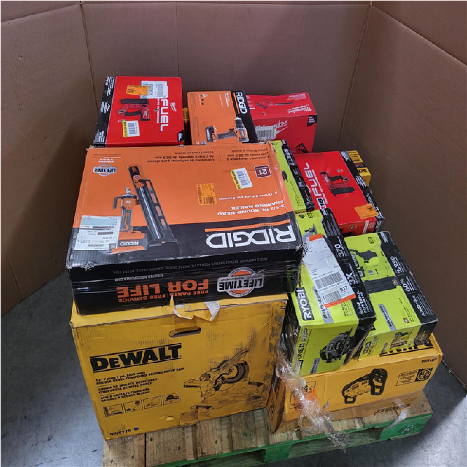 CALIFORNIA AS-IS TOOL PALLET