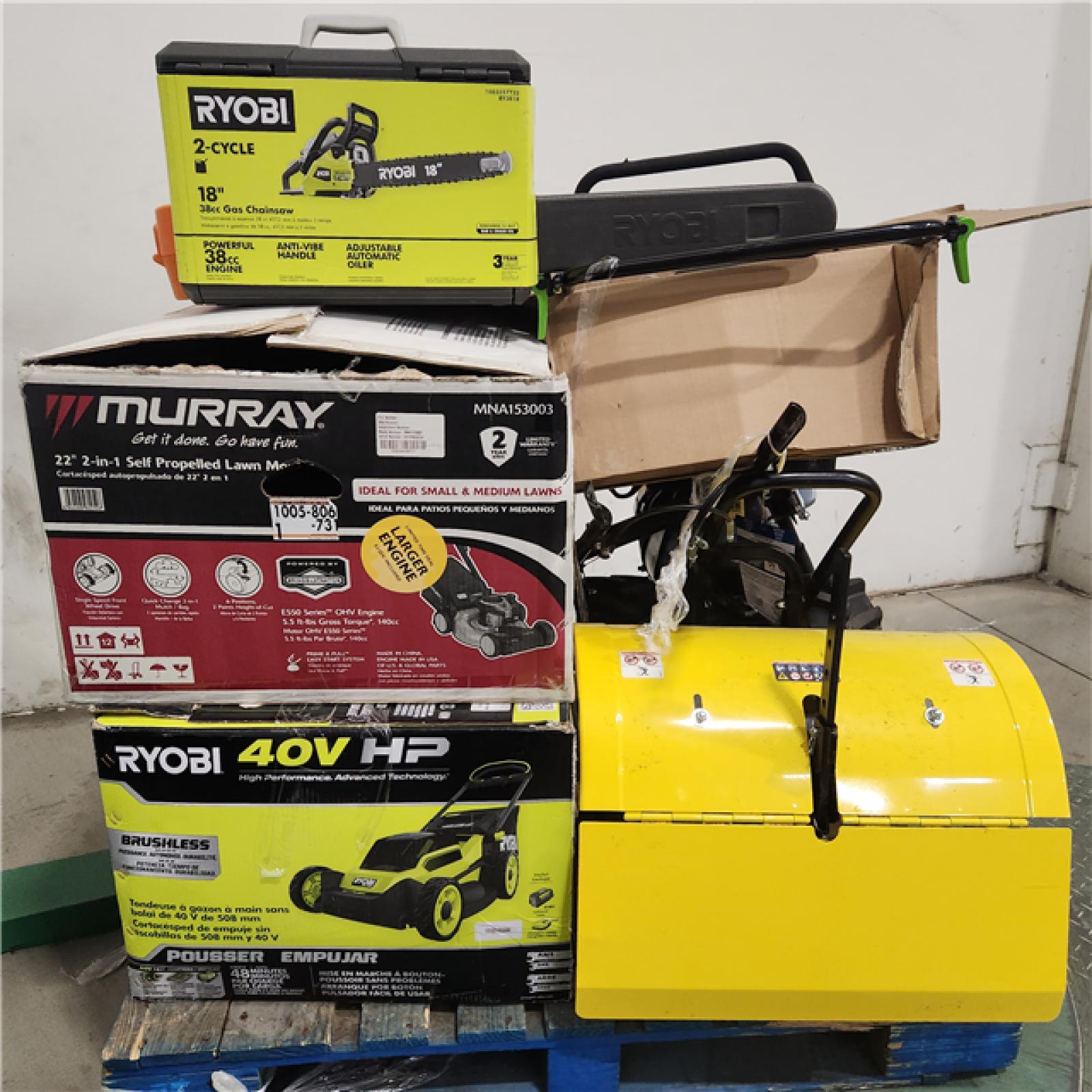 Dallas Location - As-Is Outdoor Power Equipment