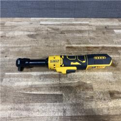 Houston Location AS-IS DEWALT ATOMIC 20V MAX 3/8 in. Extended Reach Cordless Ratchet (Tool Only)
