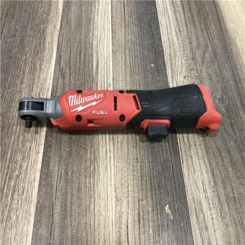 AS-IS Milwaukee FUEL 12V Lithium-Ion Compact 1/4 in. Cordless Ratchet (Tool-Only)