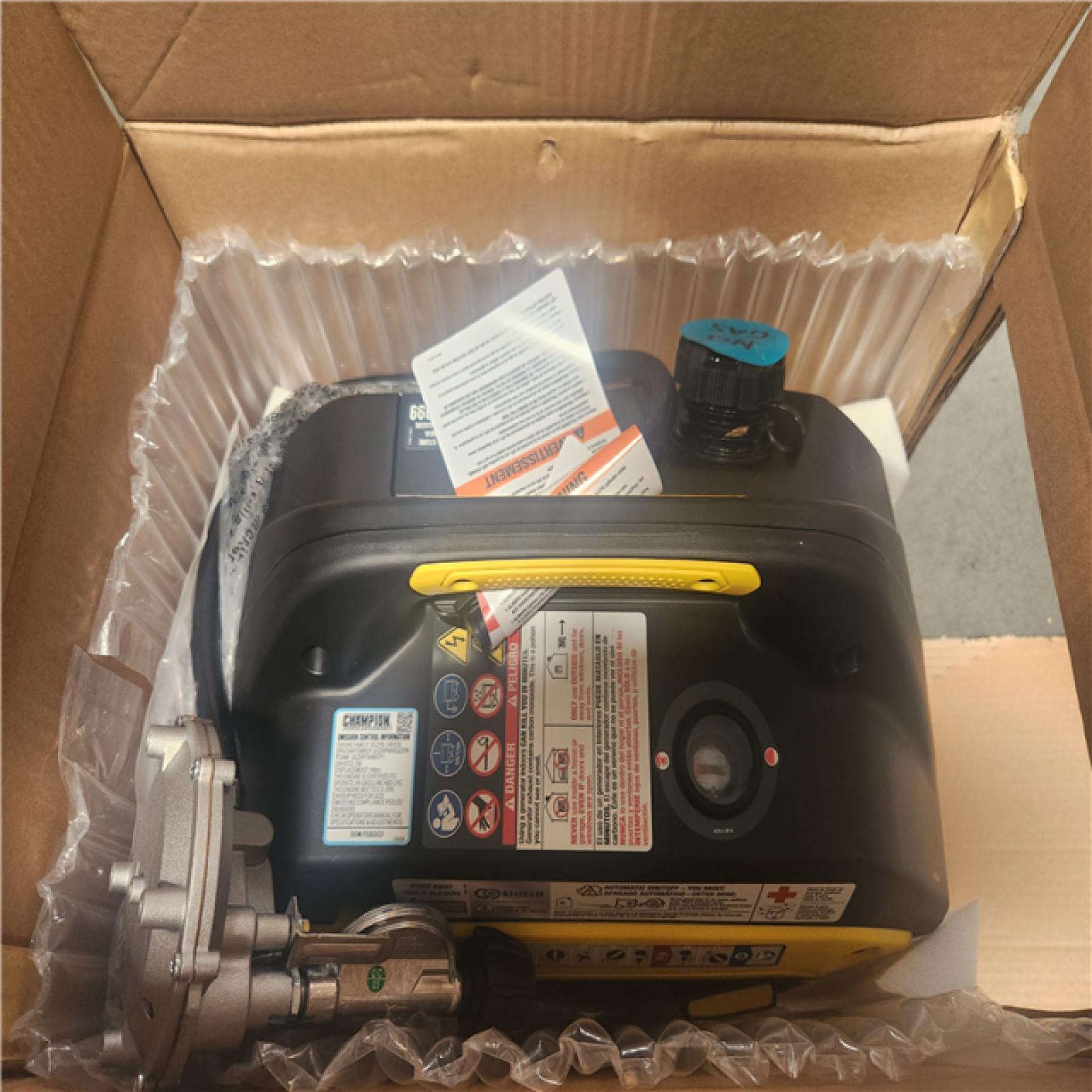 CALIFORNIA AS-IS CHAMPION PORTABLE INVERTER GENERATOR