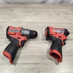 AS-IS Milwaukee 3497-22 12V Hammer Drill and Impact Driver Combo Kit