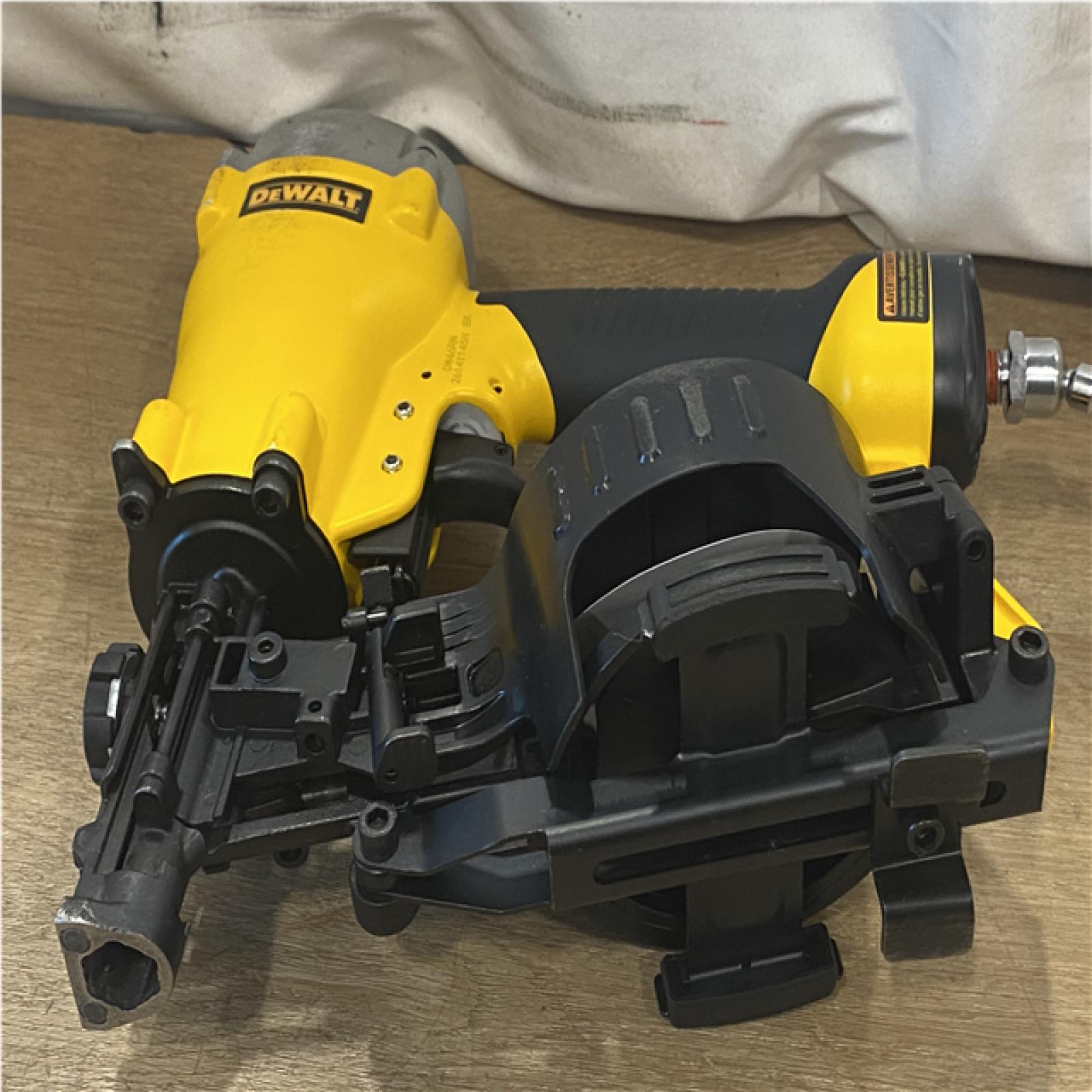 AS-IS DeWalt 1-3/4 in. 15 Degree Pneumatic Coil Roofing Nailer (Tool-Only)
