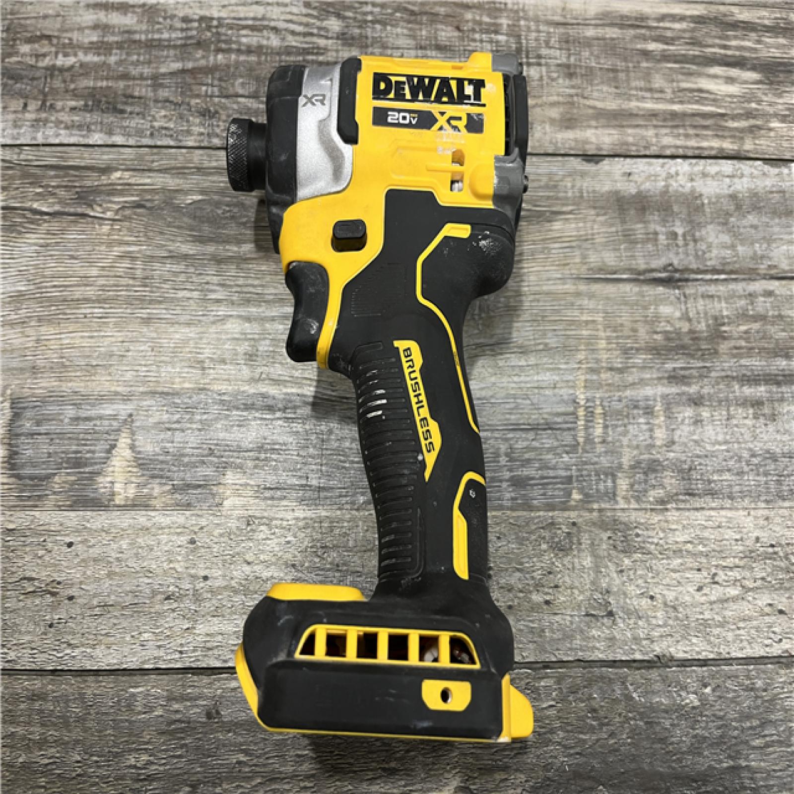 AS-IS DEWALT 20V MAX XR Lithium-Ion Brushless Cordless 3-Speed High Torque 1/4 in. Impact Driver Kit