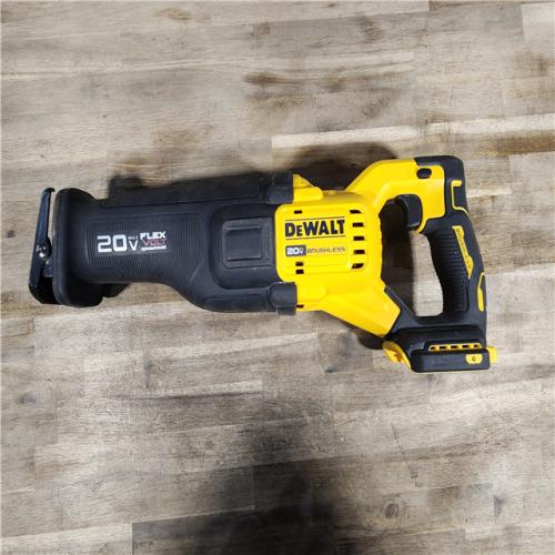 HOUSTON LOCATION - AS-IS DeWalt 20V MAX Lithium Ion Cordless Brushless Reciprocating Saw with FLEXVOLT ADVANTAGE (Tool Only)