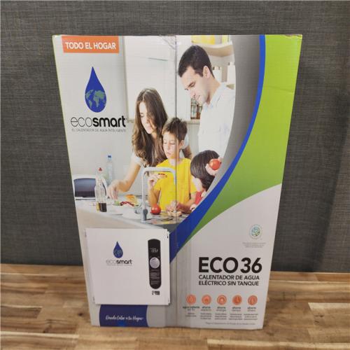 HOUSTON LOCATION - AS-IS (NEW) ECO36 TANKLESS ELECTRIC WATER HEATER