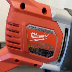 AS-IS MILWAUKEE M18 FUEL18V Lithium-Ion Brushless Cordless SAWZALL Reciprocating Saw with PACKOUT Tool-Box  (1) 5.0 Battery  and Charger