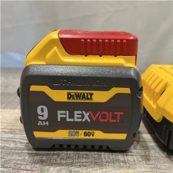 AS-IS DEWALT 20V/60V MAX FLEXVOLT Lithium-Ion 9.0Ah Battery and Charger Starter Kit
