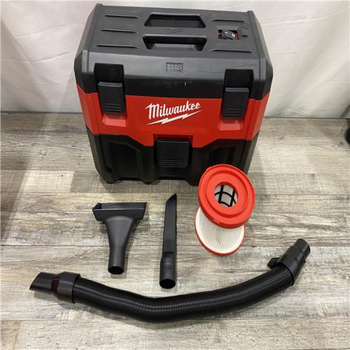 AS-IS Milwaukee 18-Volt 2 Gal. Lithium-Ion Cordless Wet/Dry Vacuum (Vacuum-Only)