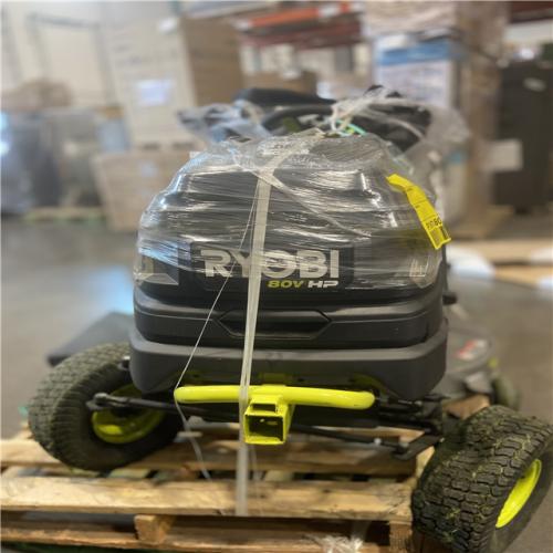 DALLAS LOCATION - RYOBI 80V HP 42? Riding Lawn Tractor