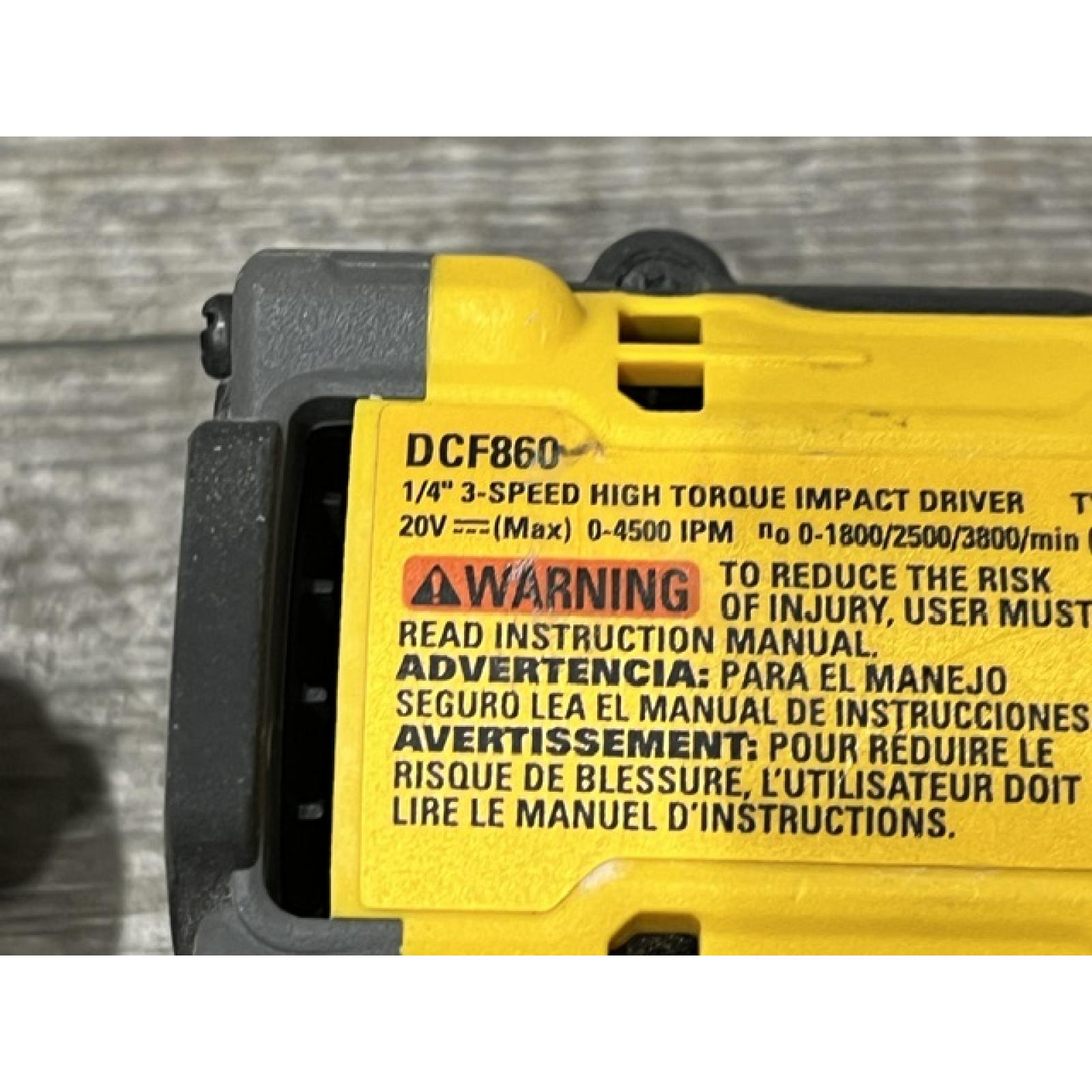 AS-IS DEWALT 20V XR Lithium-Ion Cordless 2-Tool Combo Kit