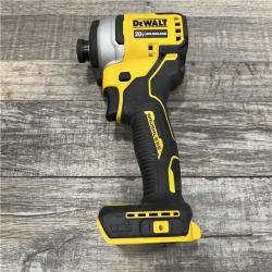AS-IS DEWALT Atomic 20V Max Lithium-Ion Brushless Cordless Compact 1/4 in. Impact Driver Kit
