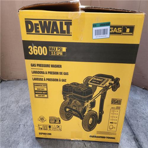 Phoenix NEW DEWALT 3600 PSI 2.5 GPM Cold Water Gas Professional Pressure Washer with HONDA GX200 Engine
