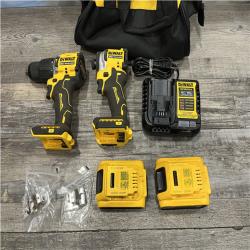 AS-IS DEWALT ATOMIC 20V MAX Lithium-Ion Cordless 2-Tool Combo Kit