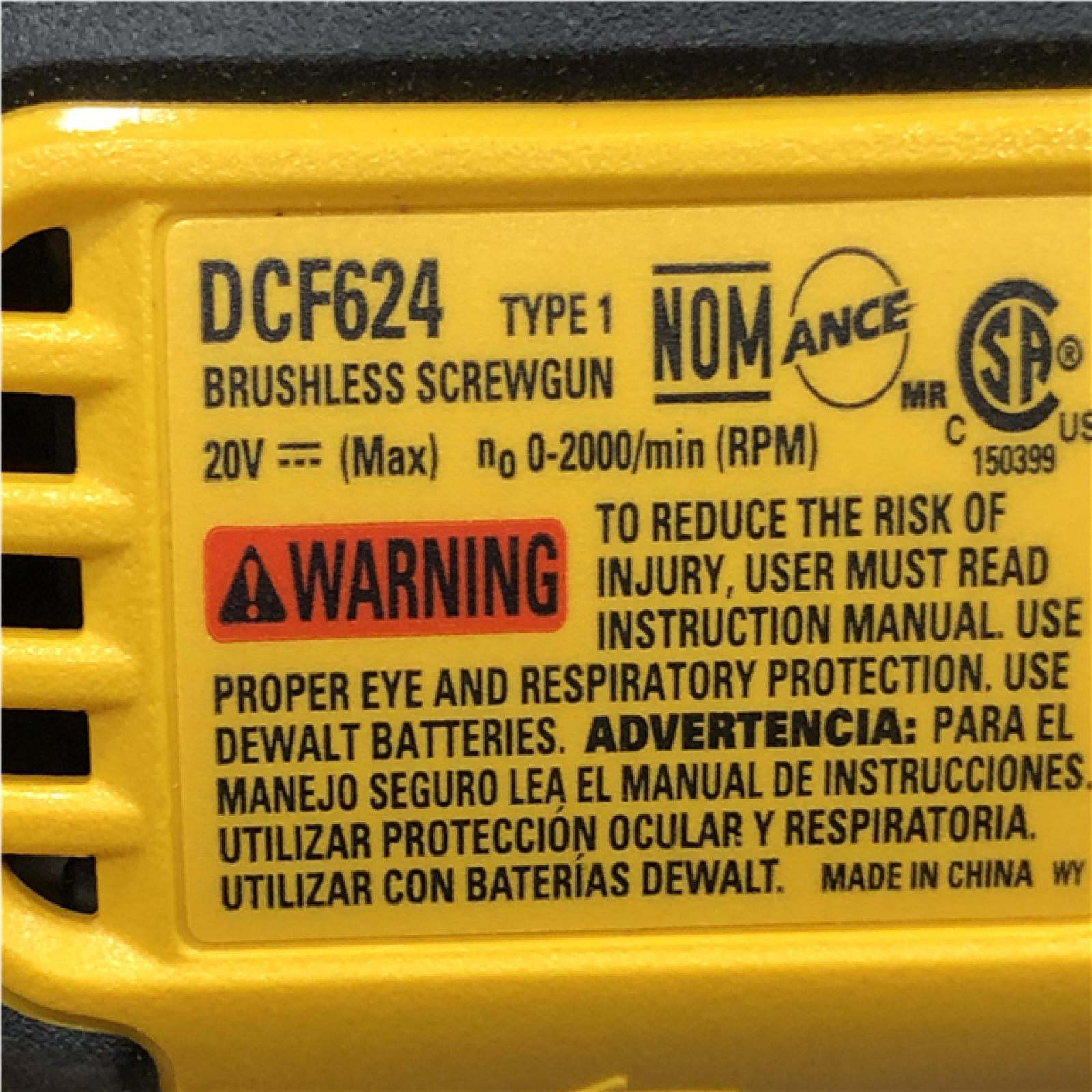 AS-IS DEWALT 20V MAX XR Cordless Brushless Drywall Screw Gun Threaded Clutch Housing (Tool Only)