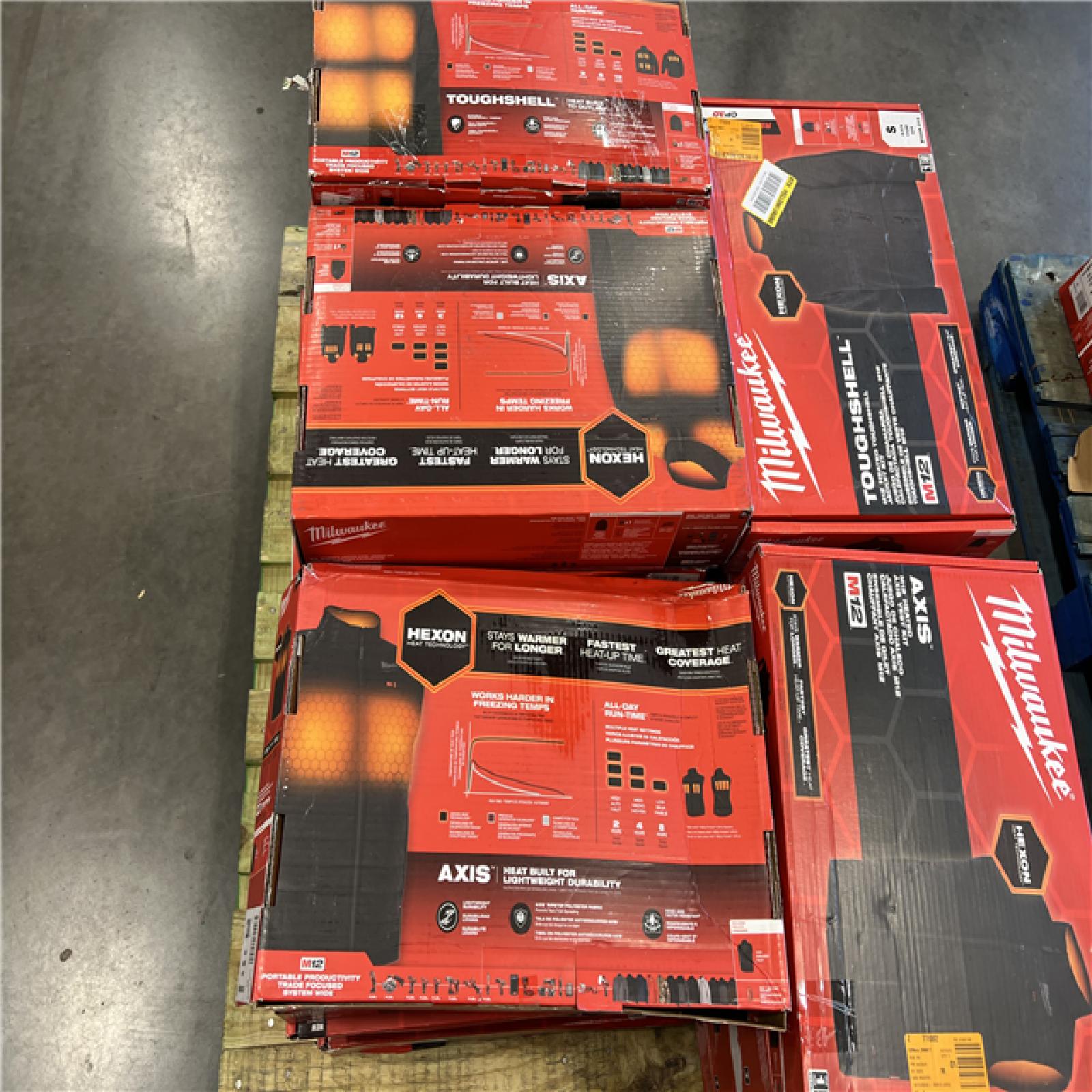 DALLAS LOCATION - AS-IS MILWAUKEE JACKET PALLET (25 COUNT)