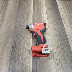AS IS Milwaukee M18 Compact Brushless 1/4  Hex Impact Driver Kit