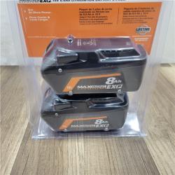 RIDGID NEW! 18V 8.0 Ah Max Output EXP Lithium-Ion Battery (2-Pack)