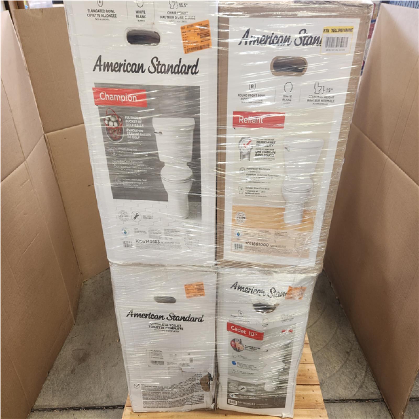 Phoenix AS-IS Mixed American Standard Toilet Pallet (5 Toilets)